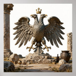 Póster Artefacto de templo balcánico antiguo