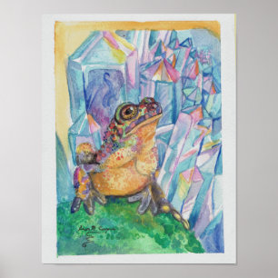 Póster Artes acuáticas de Rainbow Geode Toda