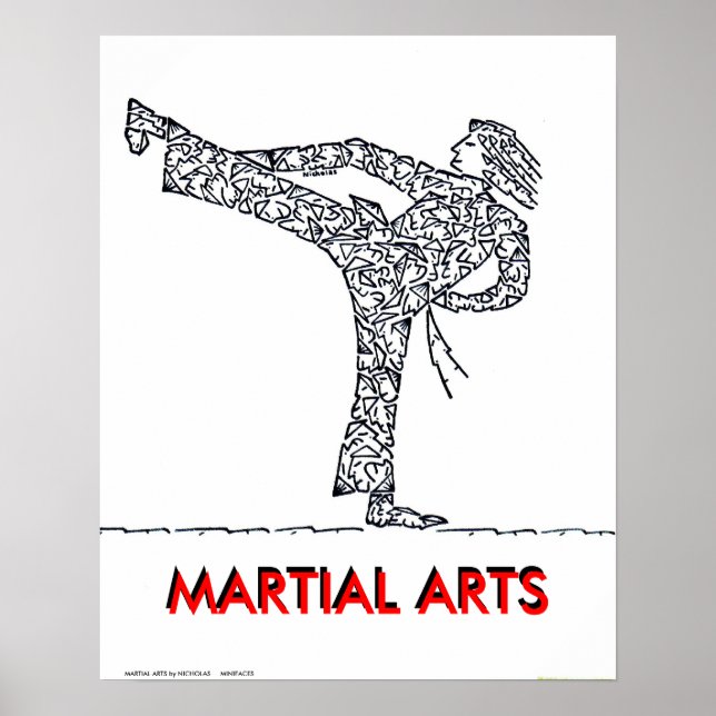 PÓSTER ARTES MARCIALES (Frente)