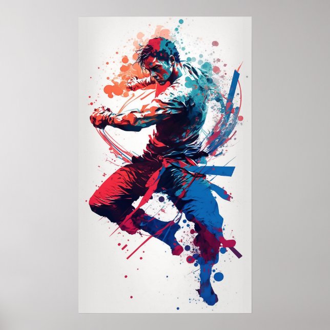 Póster Artes marciales (Frente)