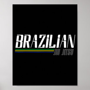 Póster Artes Marciales Brasileñas JIU JITSU MMA BJJ Noved