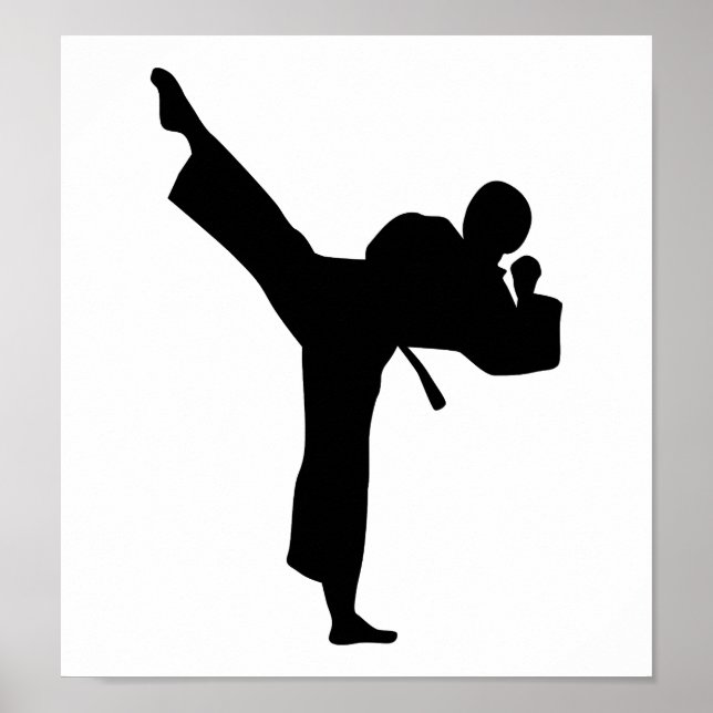 Póster Artes marciales de Karate (Frente)