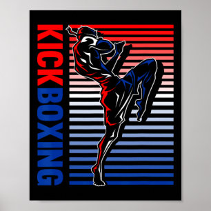 Póster Artes Marciales de Kickboxing Amante del Kickboxin