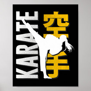Póster Artes marciales de los Camisetas del Karate - Chic