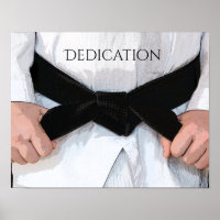 Artes marciales dedicción del cinturón negro motiv