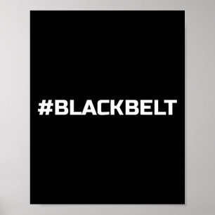 Póster Artes marciales del cinturón negro - Taekwondo Kar