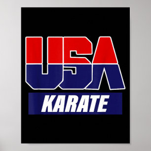 Póster Artes Marciales Karate Equipo USA 2021