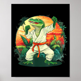 Póster Artes Marciales MMA Taekwondo Caimán Karate