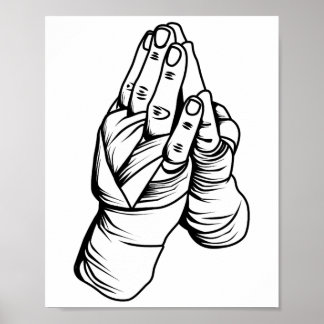 Póster Artes Marciales Muay Thai Boxeo Comt Deporte