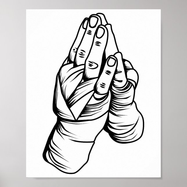 Póster Artes Marciales Muay Thai Boxeo Comt Deporte  (Frente)