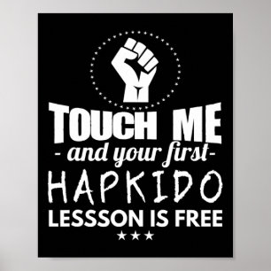 Póster Artes marciales - Primera lección de hapkido es gr