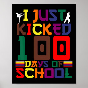 Póster Artes Marciales Que Acabo De Patear 100 Días De Es