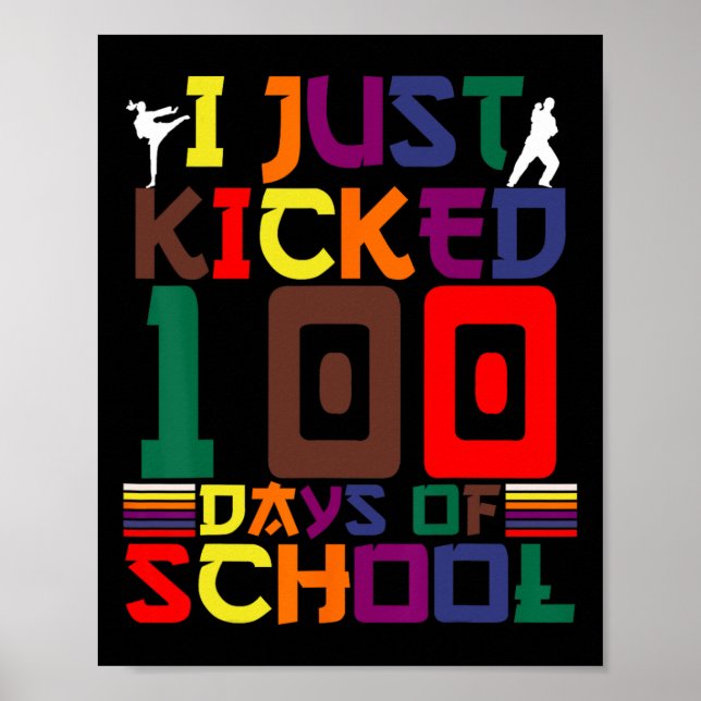 Póster Artes Marciales Que Acabo De Patear 100 Días De Es (Frente)