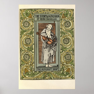 Póster Artes y Oficios Vintage 1901 Roycroft