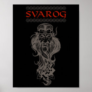 Póster Artesanía del Ser Celestial Eslavo Paganismo Eslav