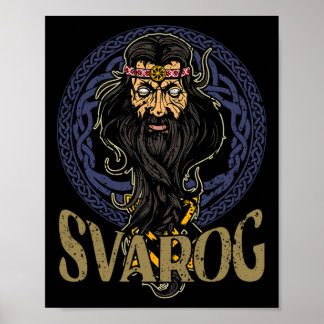 Póster Artesanía del Ser Celestial Eslavo Paganismo Eslav
