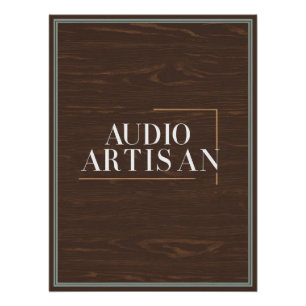 Póster Artesano de Audio