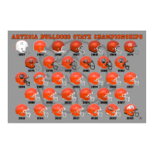 Artesia Bulldogs Campeones Estatales Poster de Cas