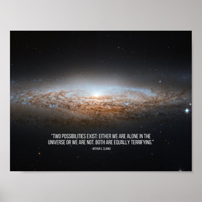 Póster Arthur C. Clarke Quote (Frente)
