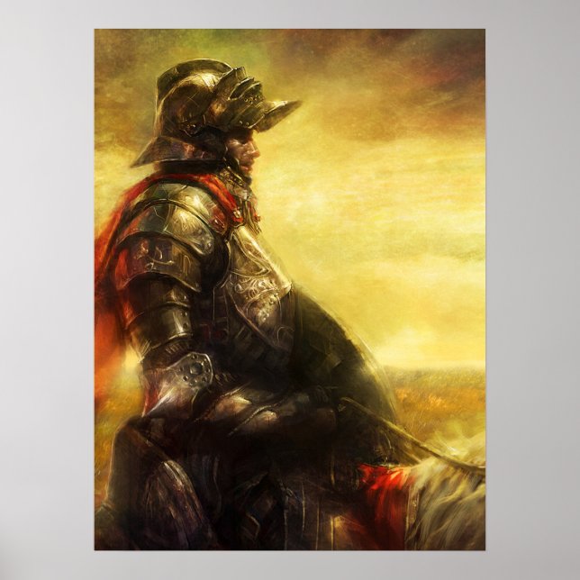 Póster Arthur en su poster de caballos (Frente)