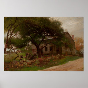 Póster Arthur Parton - Vieja casa de campo en las catrice