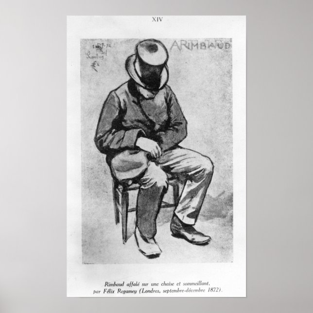 Póster Arthur Rimbaud (Frente)