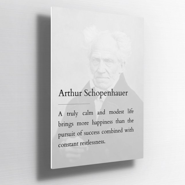 Póster Arthur Schopenhauer Poster de citas inspiradoras (Subido por el creador)