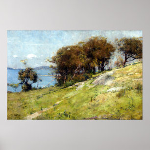 Póster Arthur Streeton Cremorne Pastoral