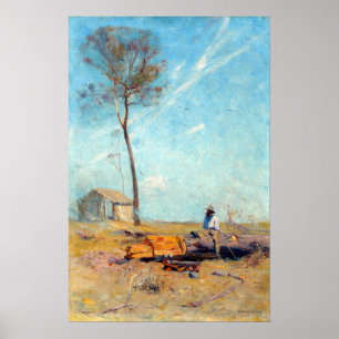 Póster Arthur Streeton El Hut Whelan del Selector