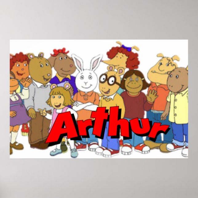 Póster Arthur y amigos (Frente)