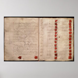 Póster Articles of Union between England and Scotland