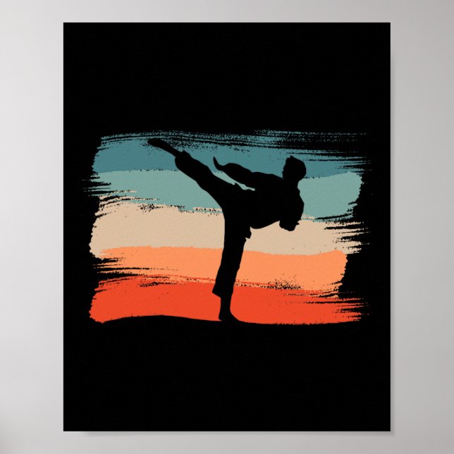 Póster Artículo de fanático de karate Accesorios de artes (Frente)