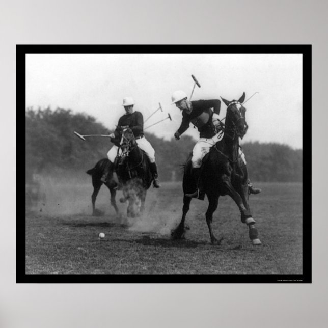 Póster Artillería de campo Polo Match 1926 (Frente)