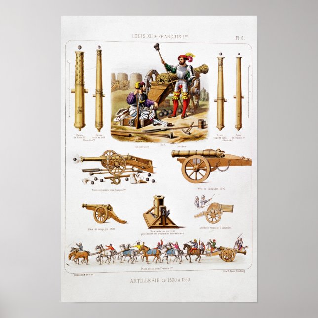 Póster Artillería de Francia (Frente)