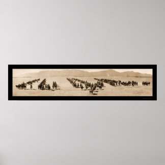 Póster Artillería El Paso TX Huge Photo 1916