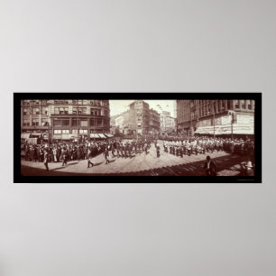 Póster Artillería en la foto 1903 de Boston