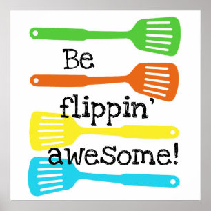 Póster Artilugios/aletas brillantes impresionantes de la