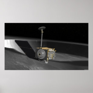Póster Artist Concept of the Lunar Reconnaissance Orbi
