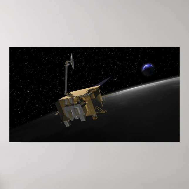 Póster Artist Concept of the Lunar Reconnaissance Orbi 2 (Frente)