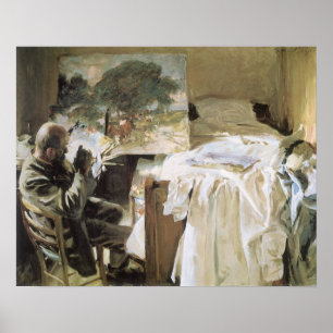 Póster Artist in His Studio by John Singer Sargent