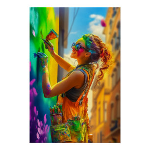 Póster Artista callejero