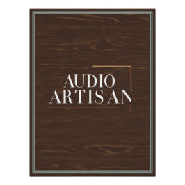 Póster Artista de audio