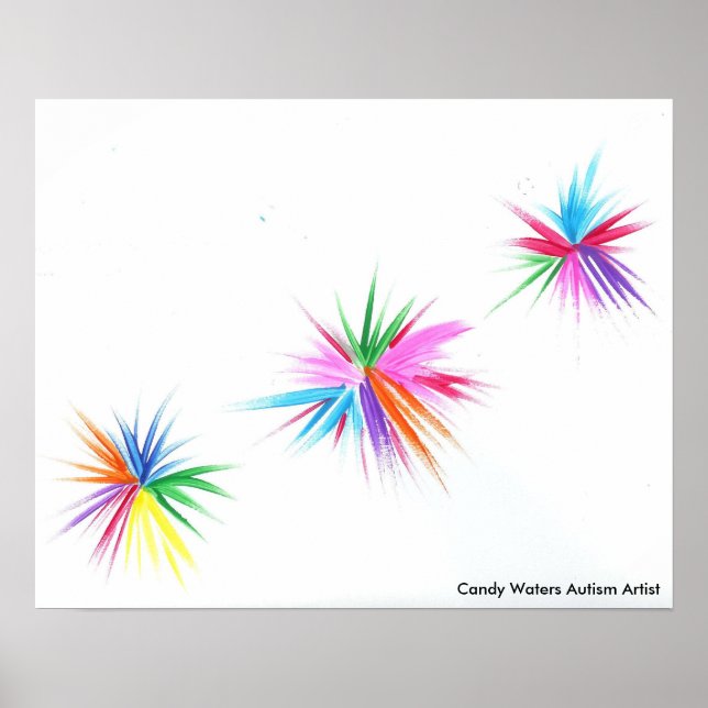 Póster Artista de autismo Candy Waters (Frente)