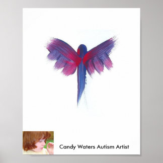 Póster Artista de autismo Candy Waters