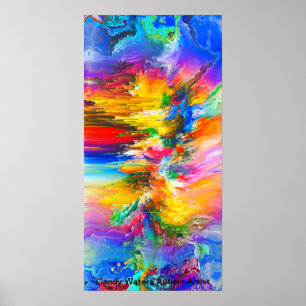 Póster Artista de autismo Candy Waters