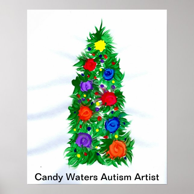 Póster Artista de autismo Candy Waters (Frente)