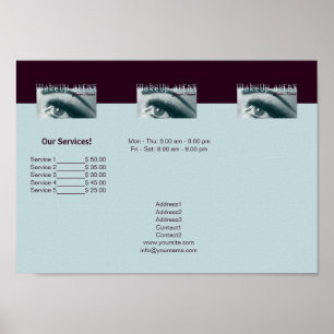 Póster Artista de MakeUp - Volante, Poster