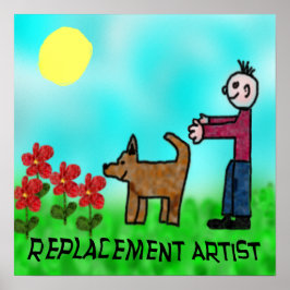 Póster Artista de reemplazo