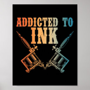 Póster Artista De Tatuajes Graciosos Para Hombres Mujeres