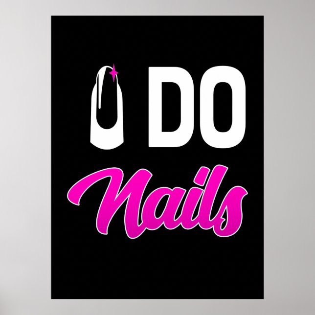 Póster Artista de uñas Do Nails (Frente)